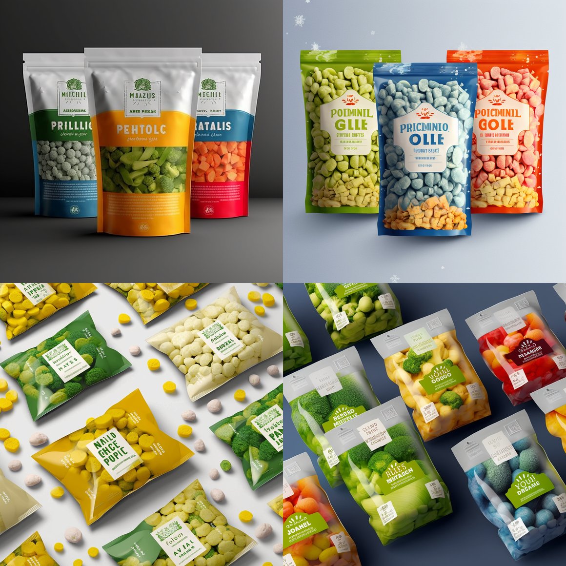 Healthy Frozen Veggie Mix Packaging Design Challenge