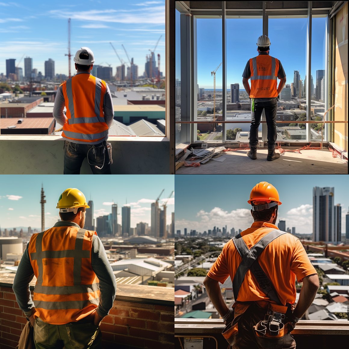 Midday Supervision at Melbourne Construction Site