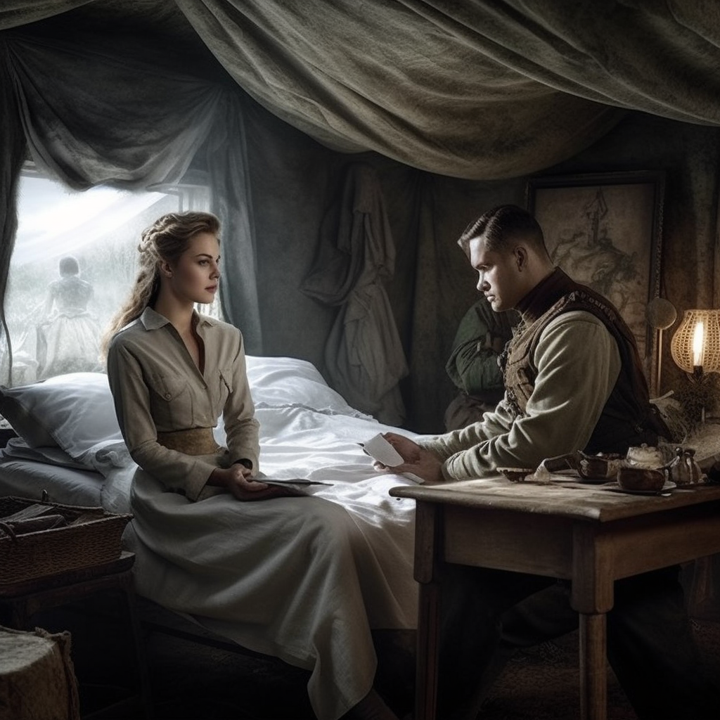 A Supermodel's Visit to a Military Field Hospital