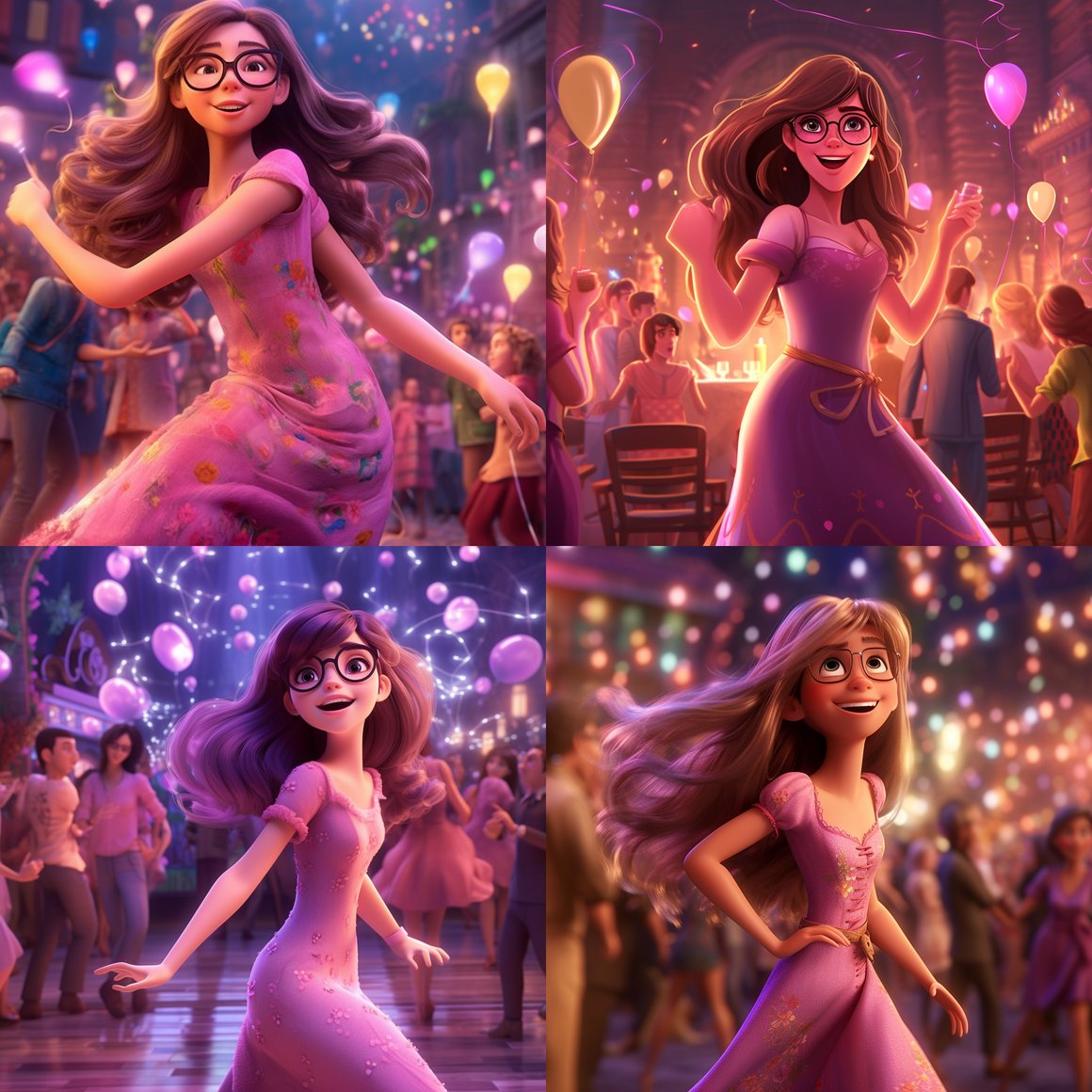 Midnight Dance Party in Disney Tangled Style