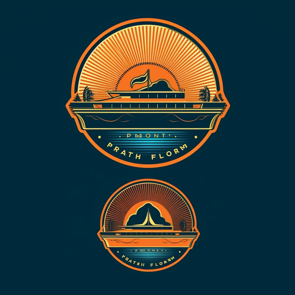 Summery Luxury Pontoon Charter's Logo Design