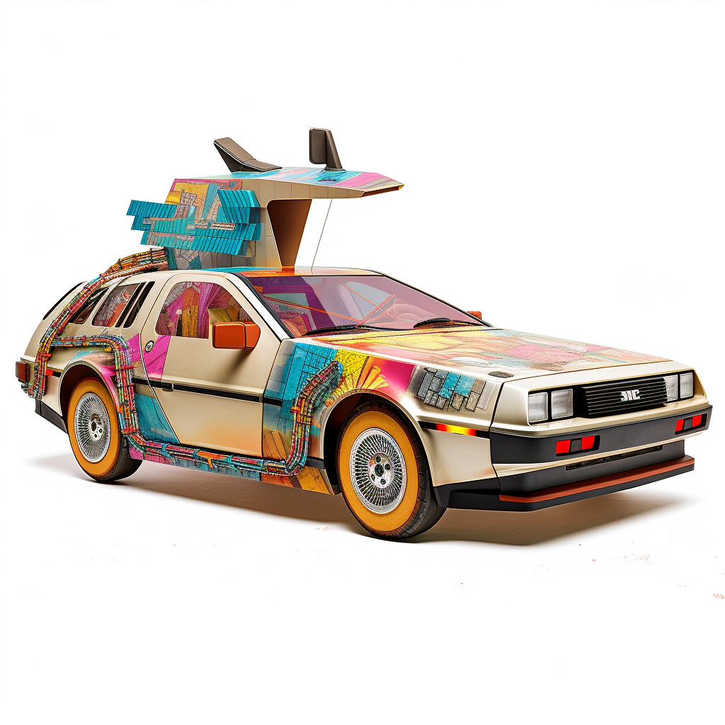 Designing Time Travel DeLorean Packaging