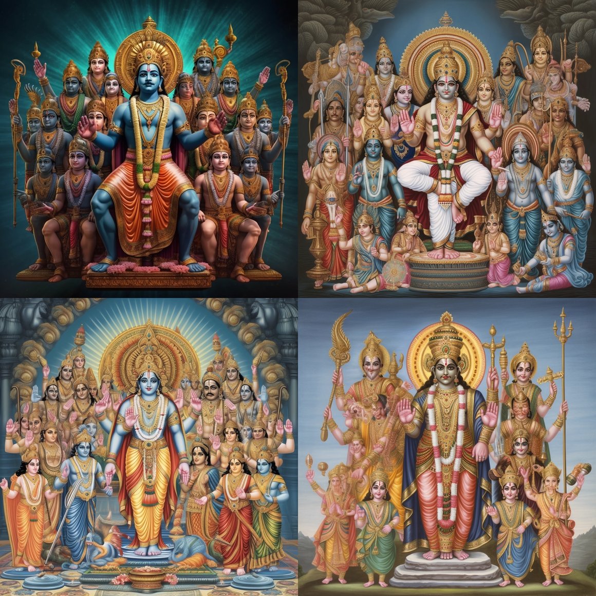 Class Portrait: Vishnu and His Ten Avatars