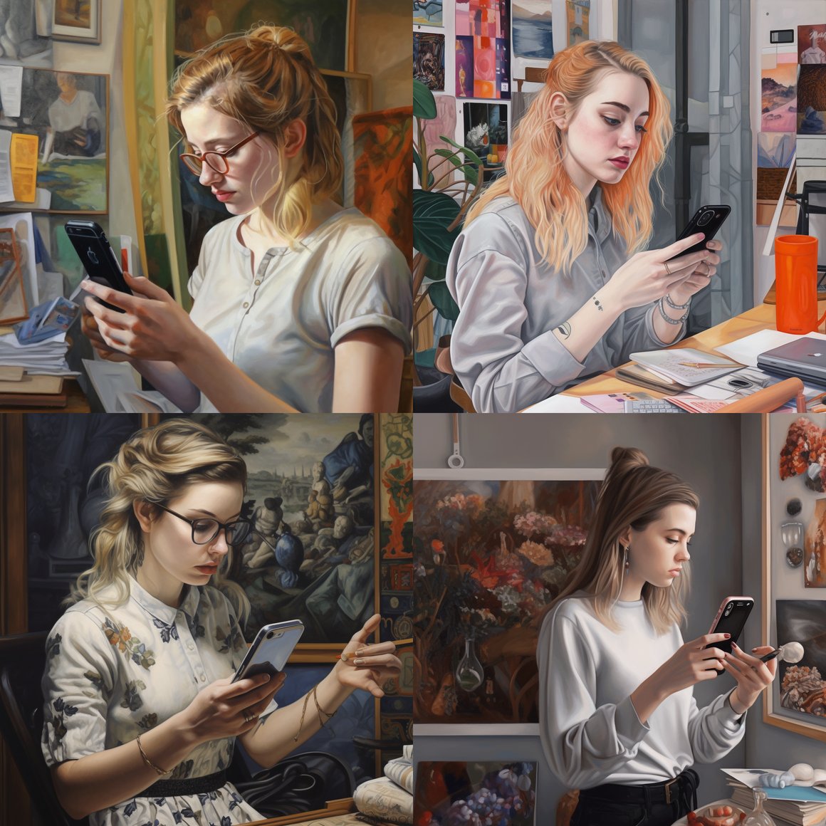 Artist's Digital Break: Ordering Through iPhone