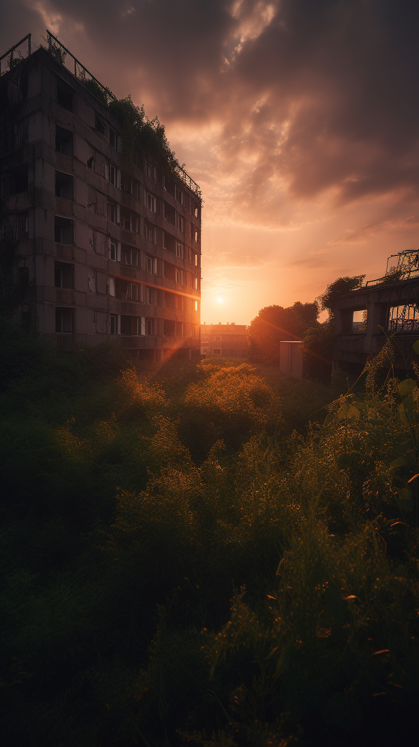 Nature's Reclaim of Abandoned City, Captured with Sony A7 III