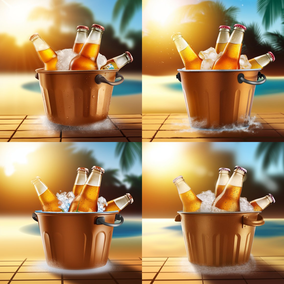 Summer Pool Party Beer Bottle Design Challenge