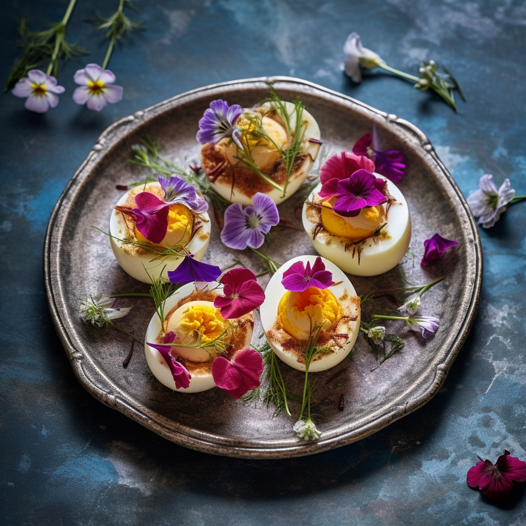 Artistic Culinary Voyage: Deviled Eggs Photo Diary