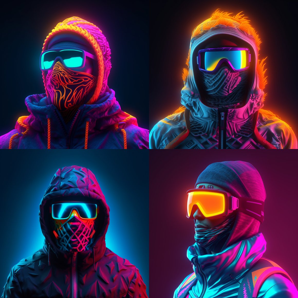 Neon Odyssey: A Visual Exploration in 8K 3D