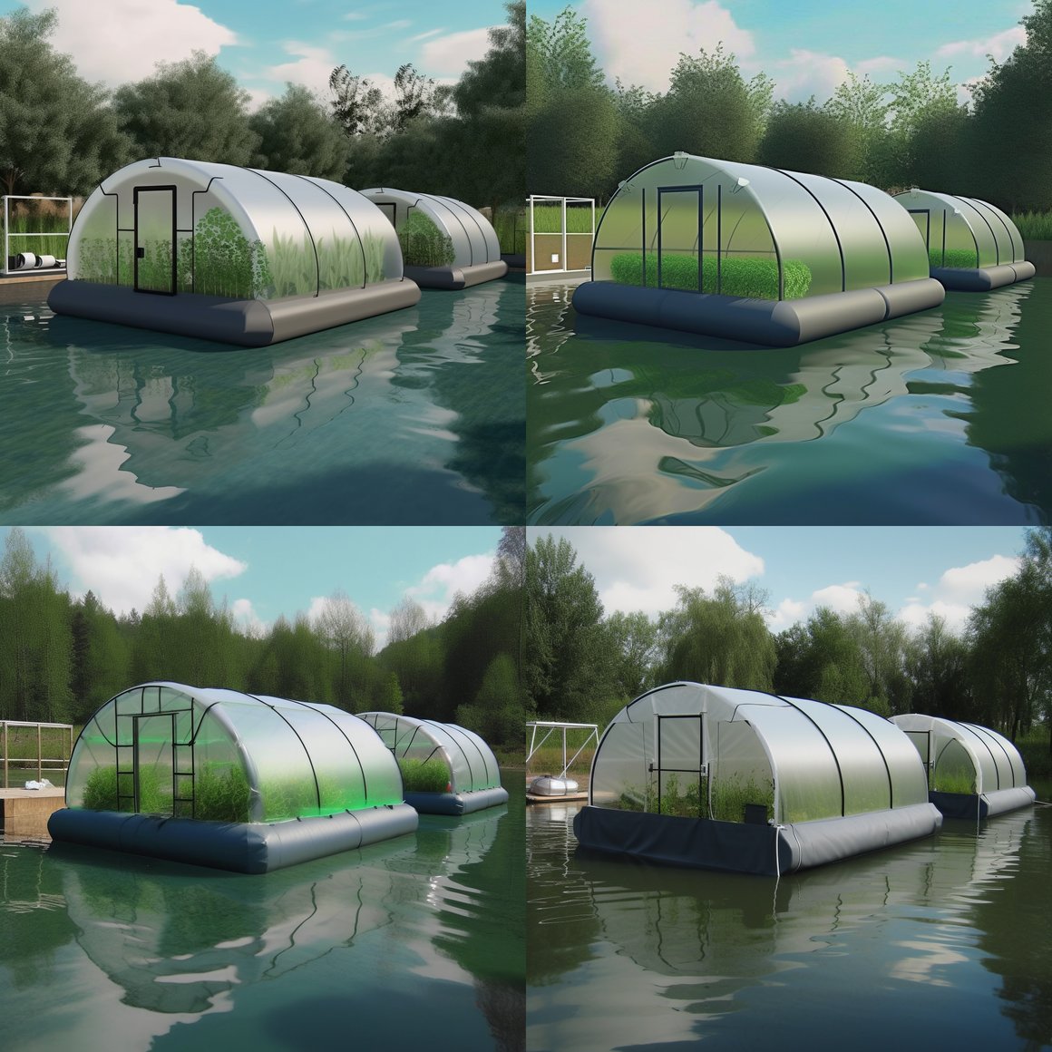 Floating Greenhouse Version 5: Anti-Flood Innovation