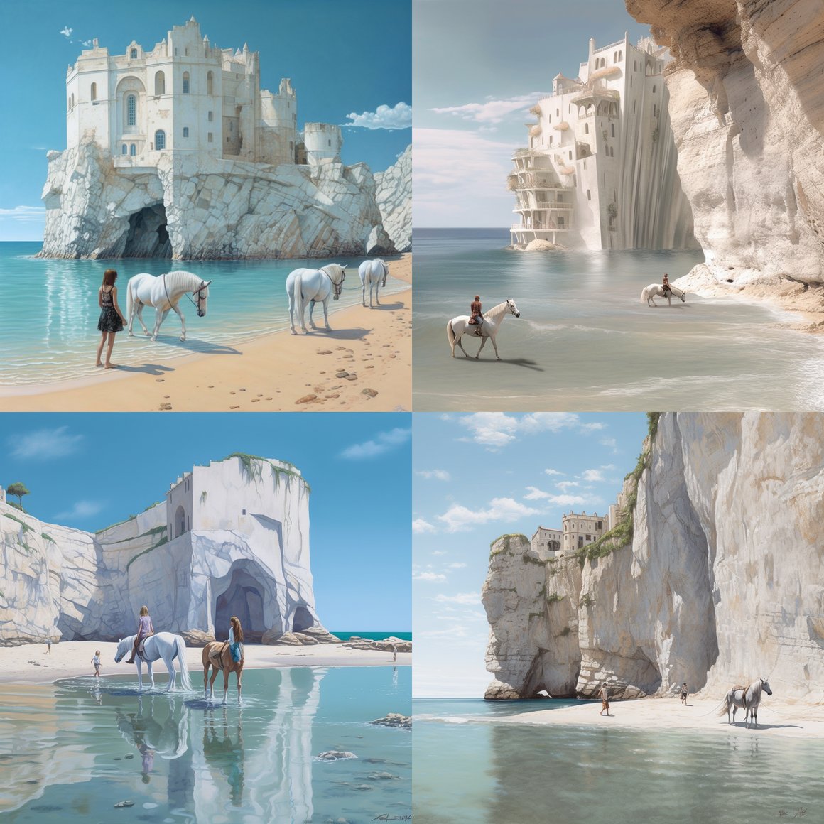 Cliffside Village Adventure: Two Girls and The Ponies