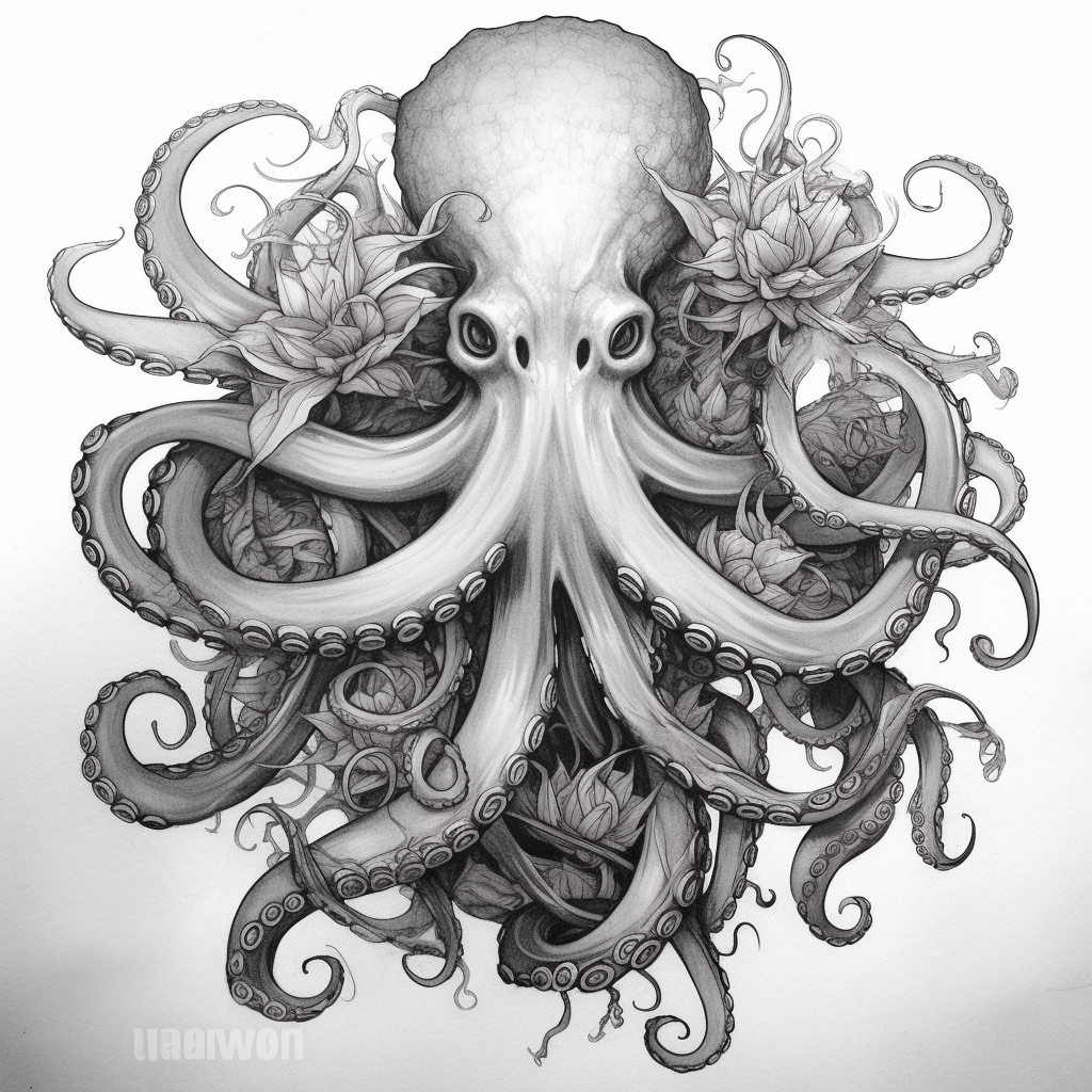 Nautical Octopus Tattoo Expansion Design