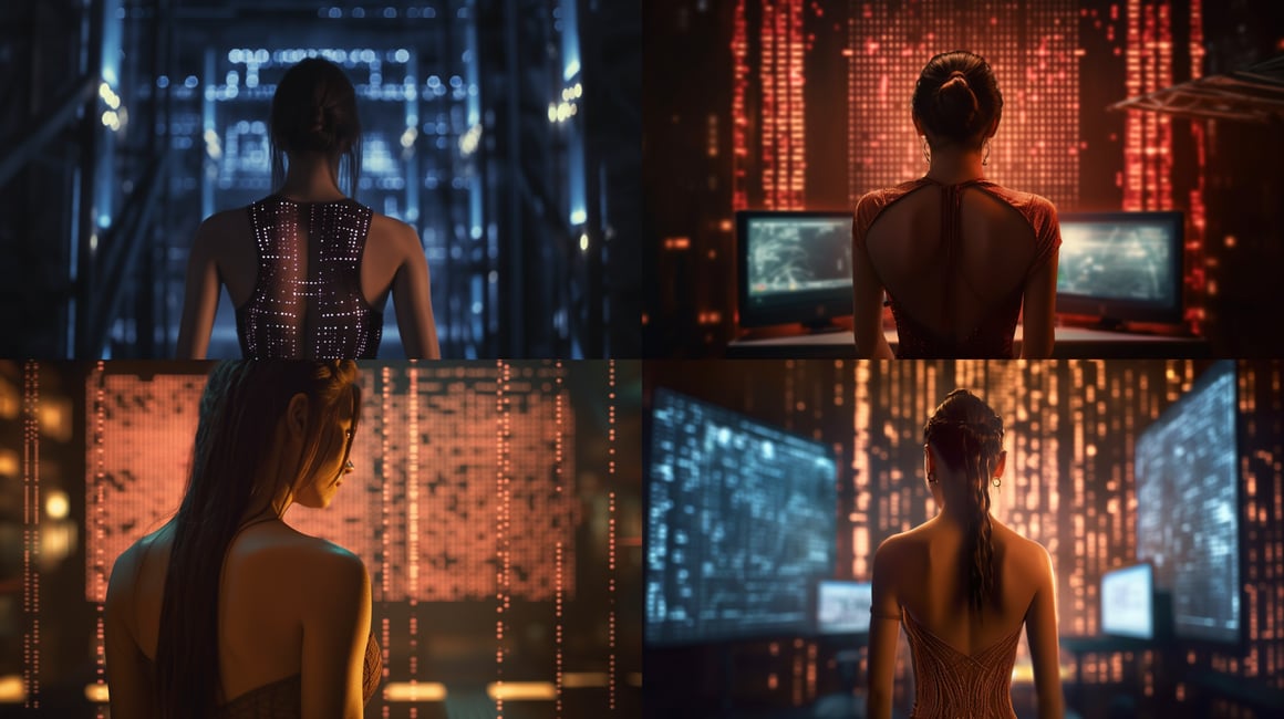 Neon Nocturne: A Cybernetic Serenade