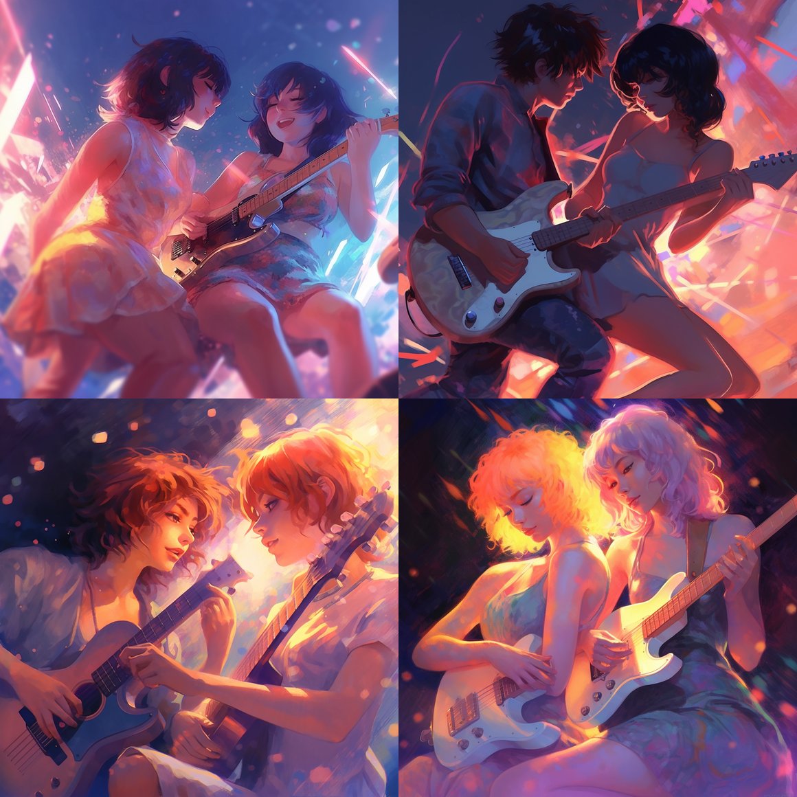Battle Strings: An Artistic Fusion of Anime and Music in 4K