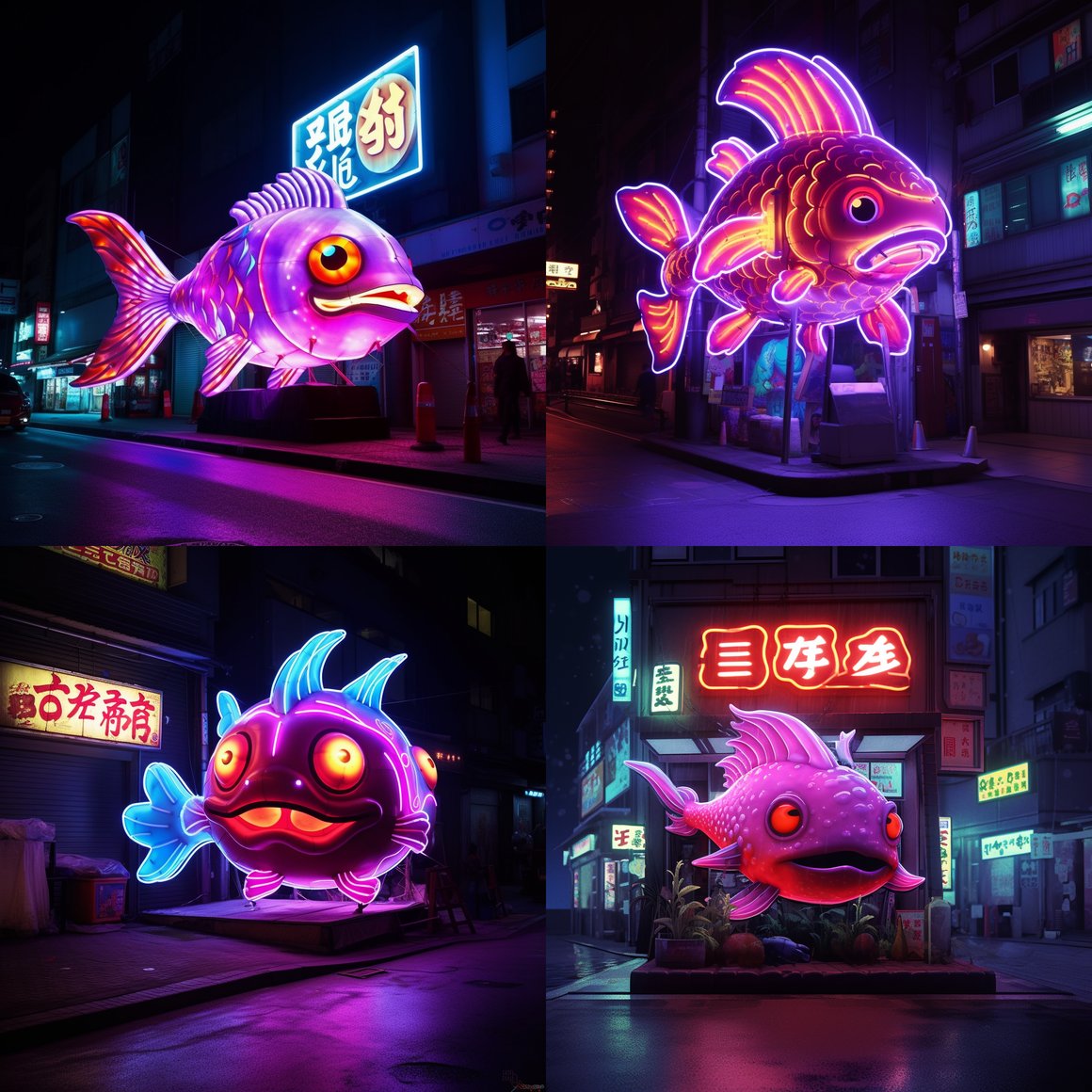 Neon Night: A Mid-Journey Tokyo Pokemon Adventure