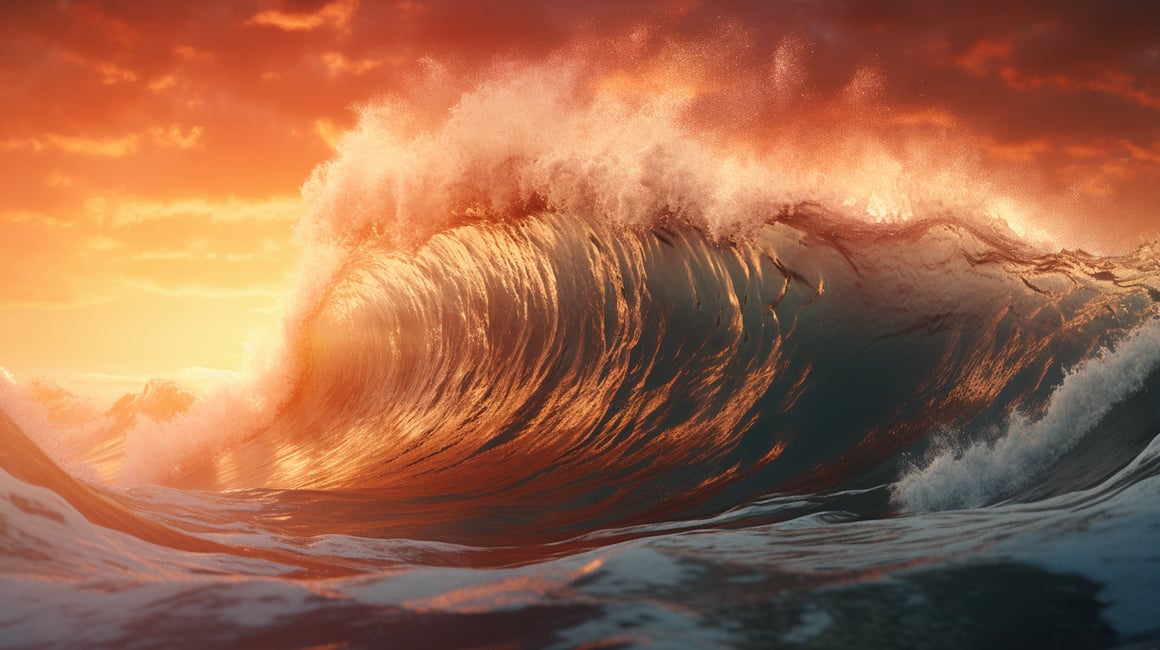 A Surreal Sunset Journey in Ultra HD