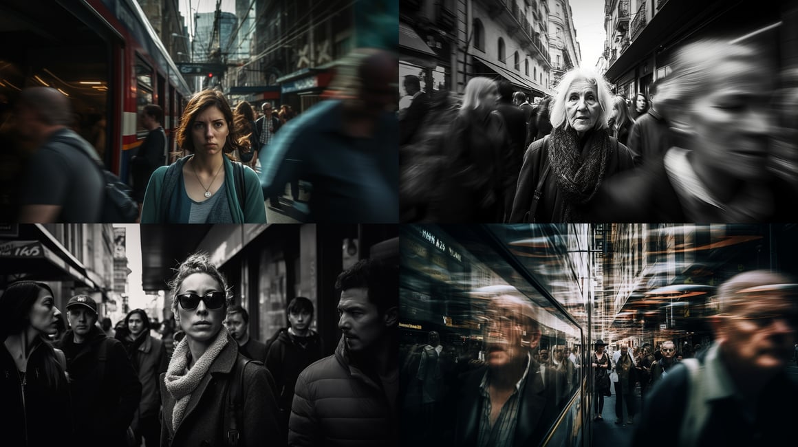 Harmonizing Distortion in a Surreal Cityscape