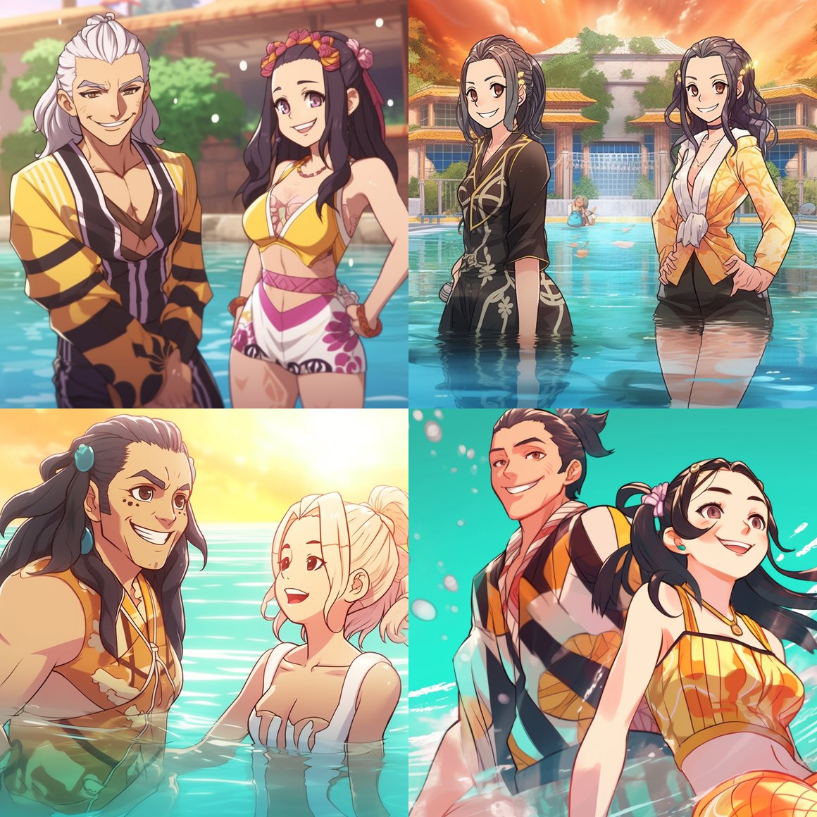 Summer Pool Fun with ShinoB and Mitsuri