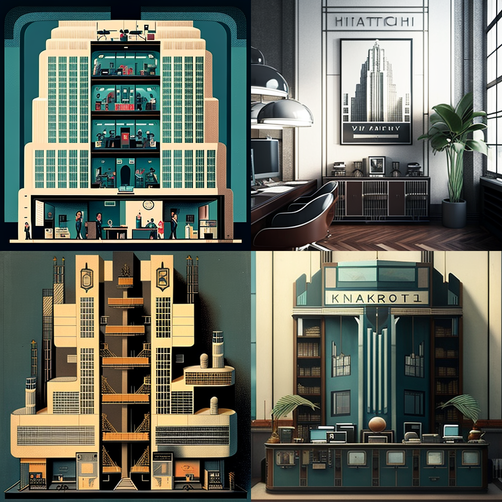 Art Deco Manhattan Office Adventure