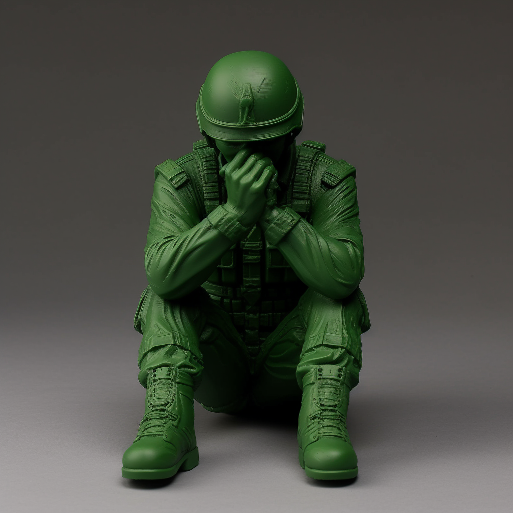 Despair in Miniature: A Soldier's Silent Struggle