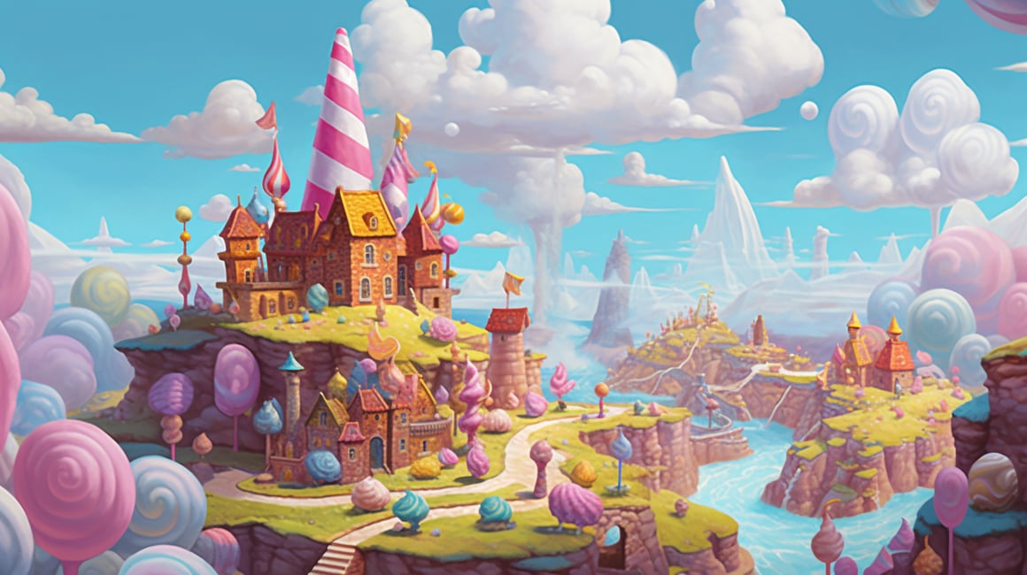 Sugar Coated Fantasy: Midway Through Candy Kingdom