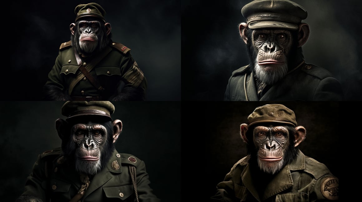Chimps of War: A Historical Sojourn Told Through The Lens