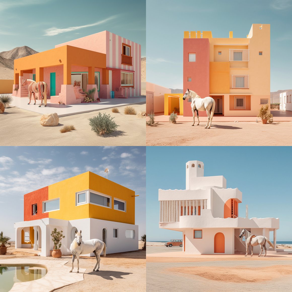 Ricardo Bofill-Inspired House and Horse Soiree