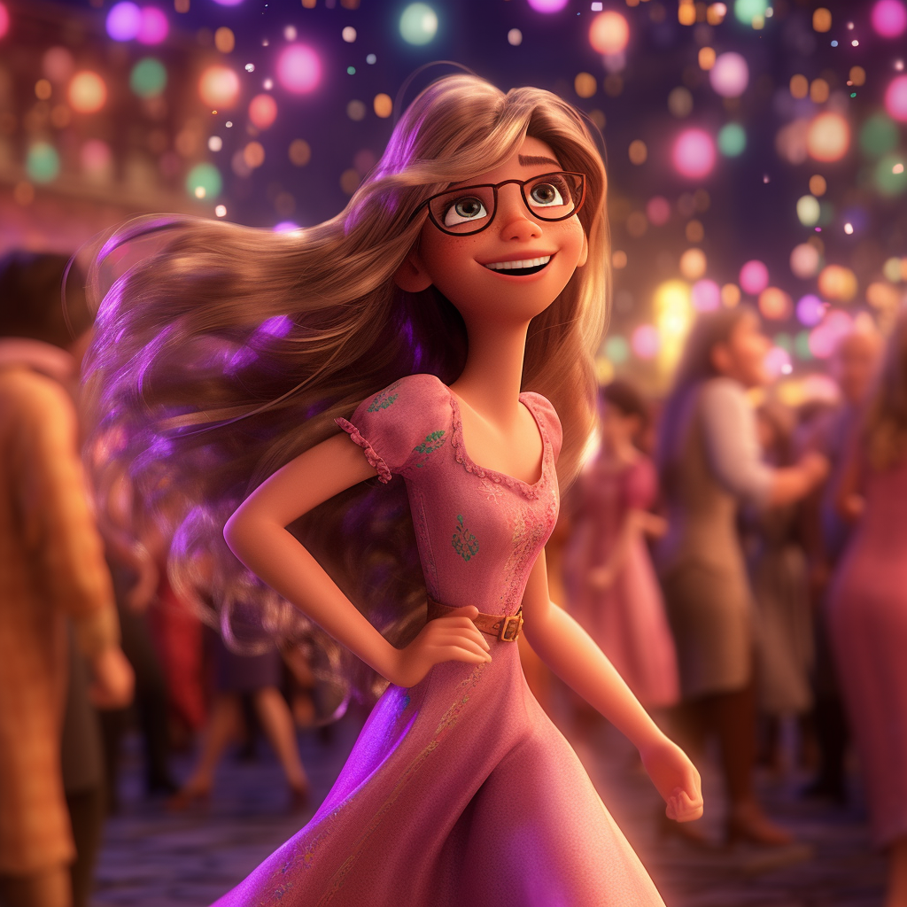 Midnight Dance Party in Disney Tangled Style