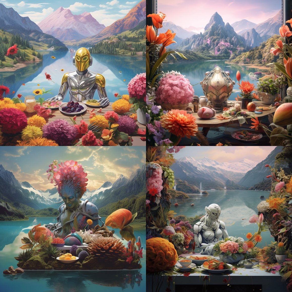 A Surrealistic Journey Through Sci-Fi and Street Art