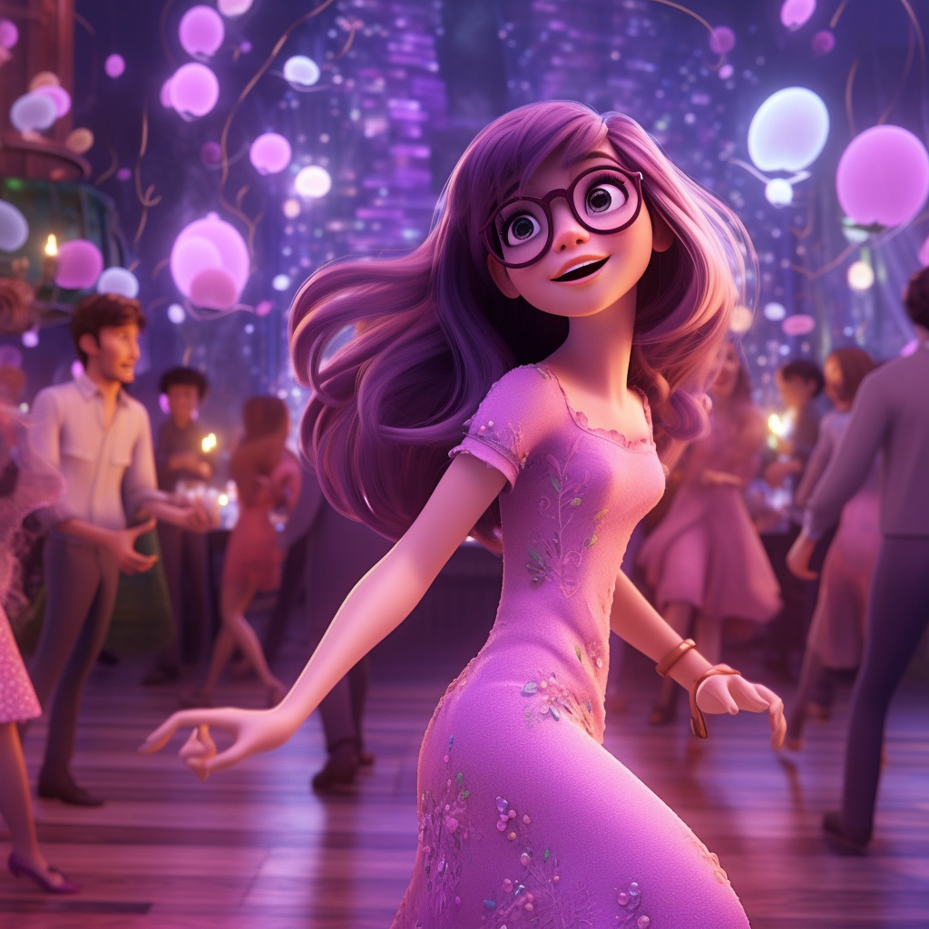Midnight Dance Party in Disney Tangled Style