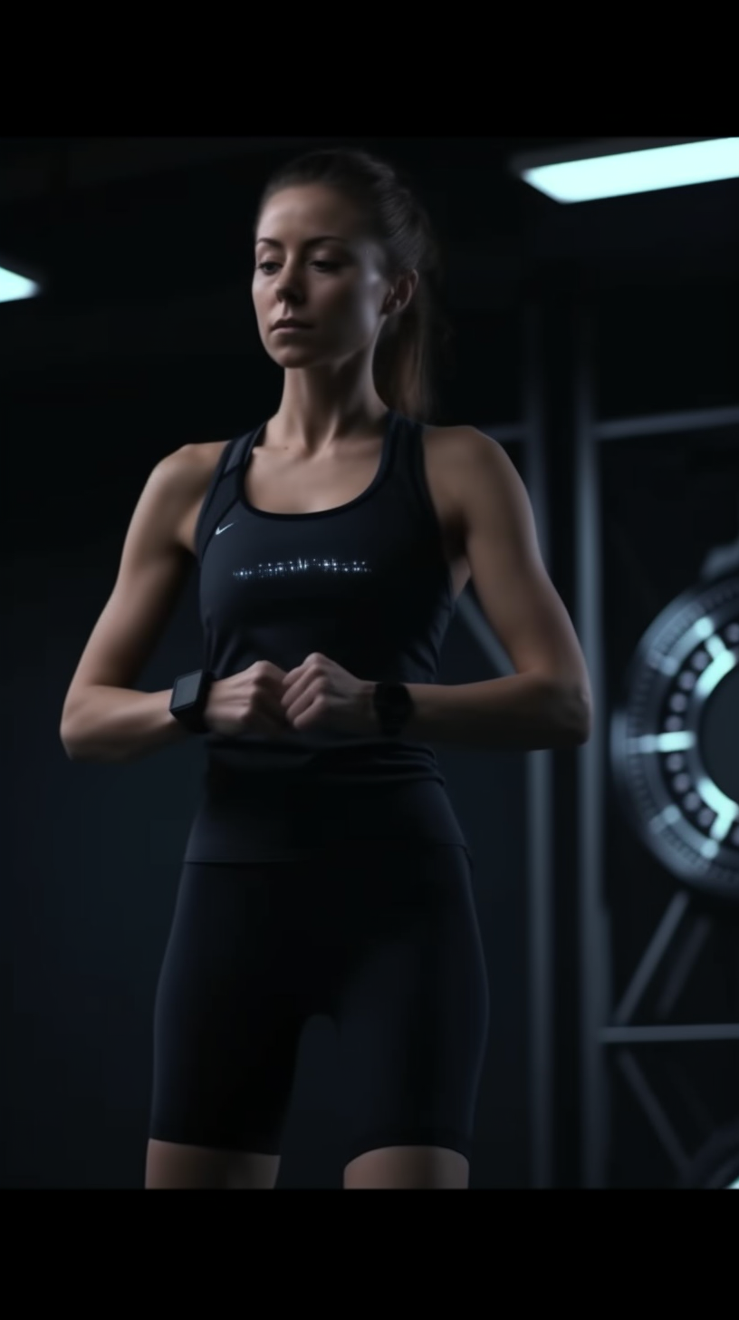 Mid-Workout Pause: A Portrait of Fitness