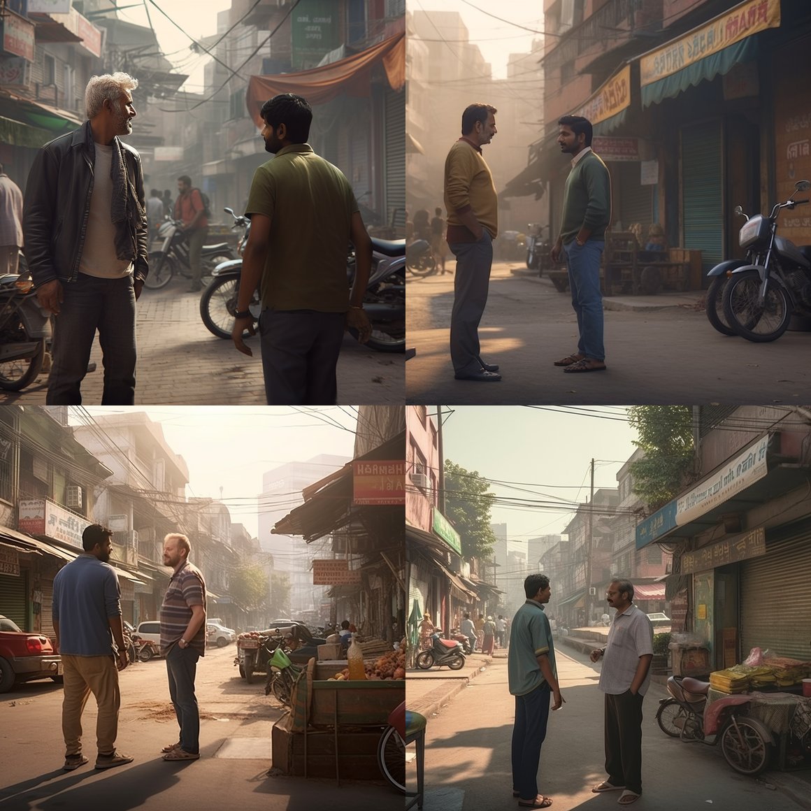 Cinematic Streets of New Delhi: A Detailed Visual Journey
