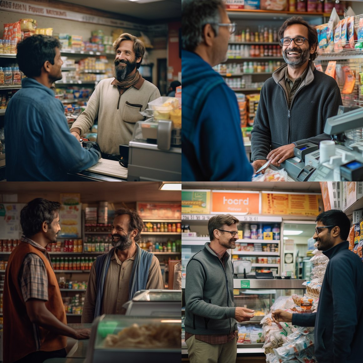 Midday Banter at the Indian Grocery Store