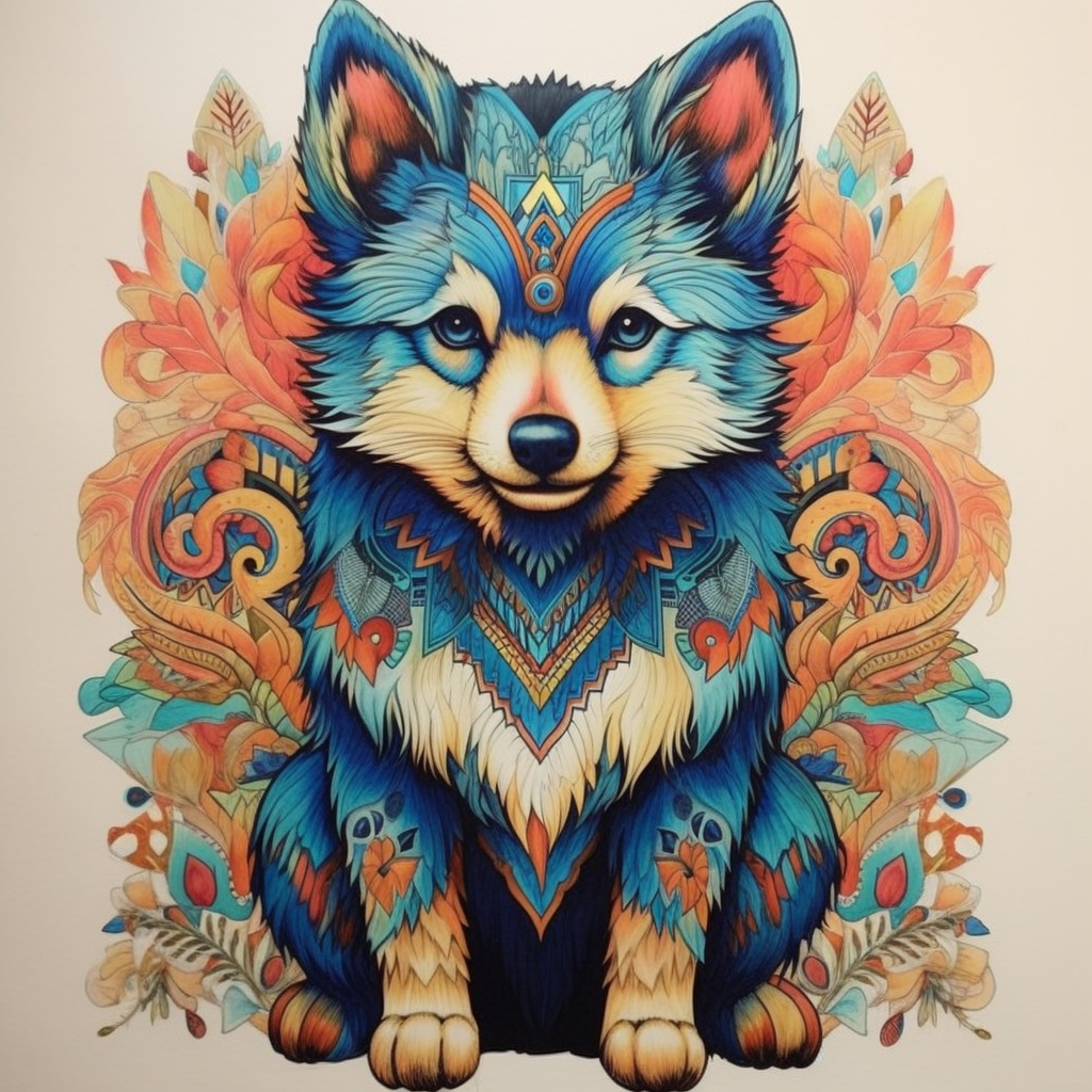 Halfway to Pomsky: A Tamara Phillips Inspired Art Journey