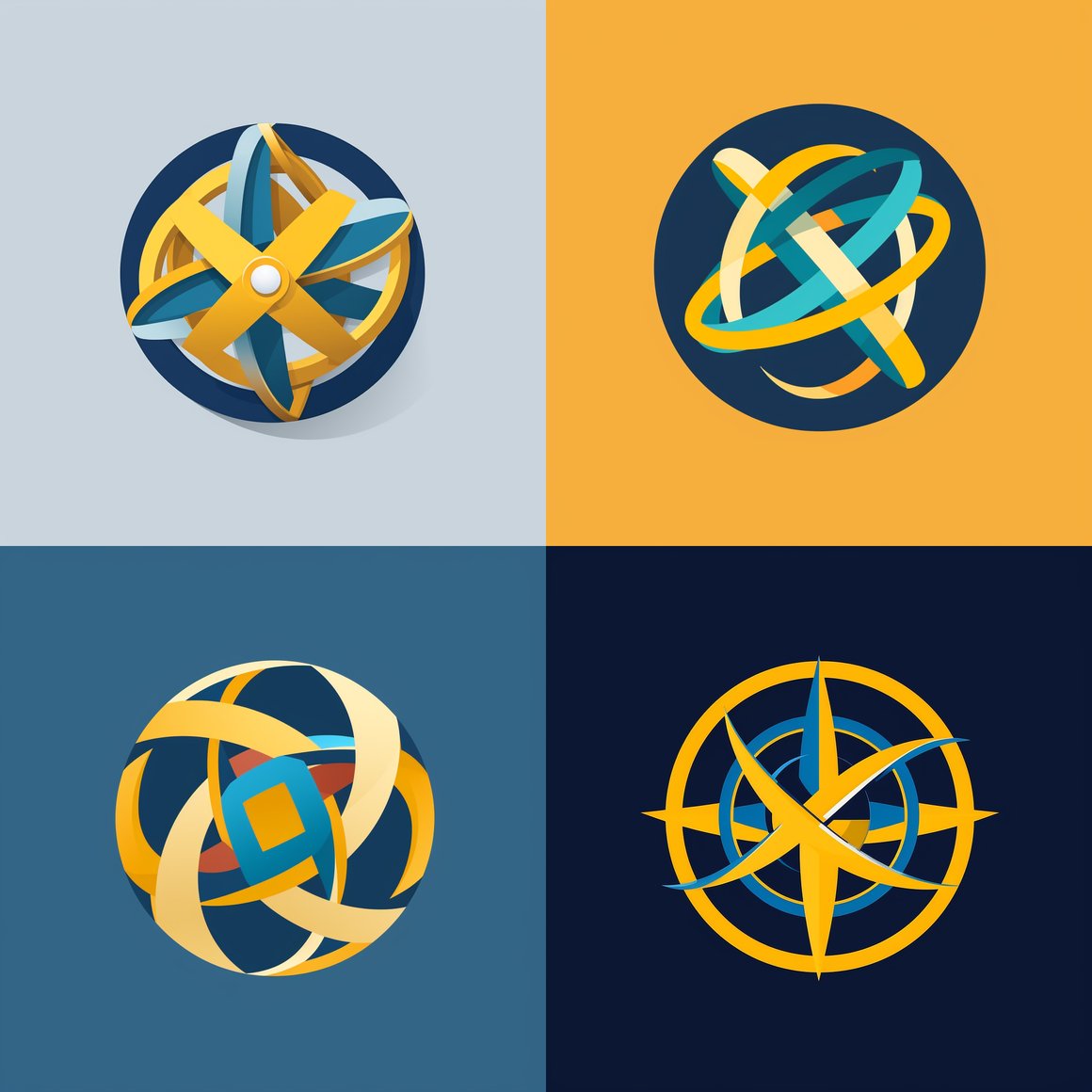 Armillary Sphere Journey Logo Design