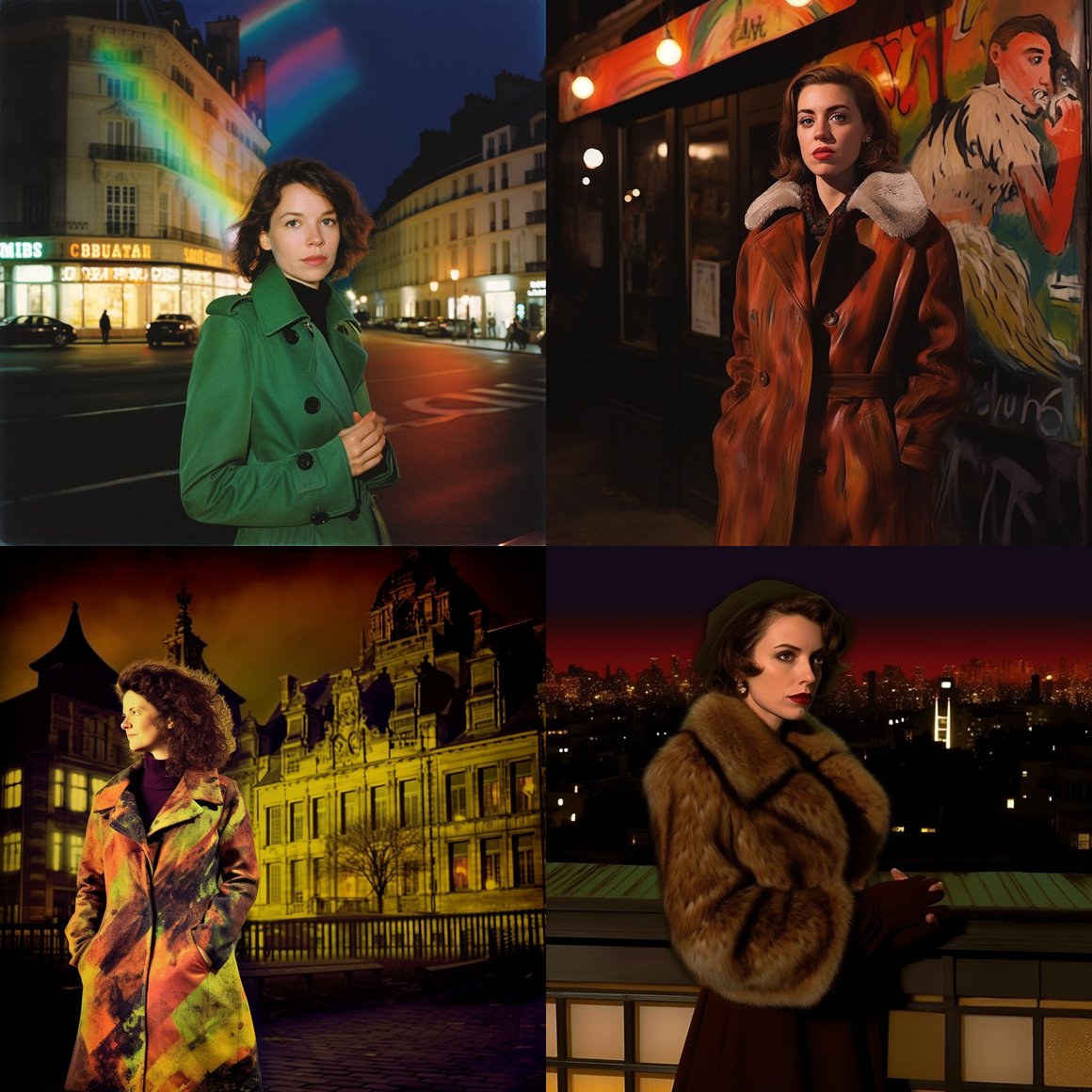 Midnight Aurora: A Caravaggio-inspired Parisian Journey