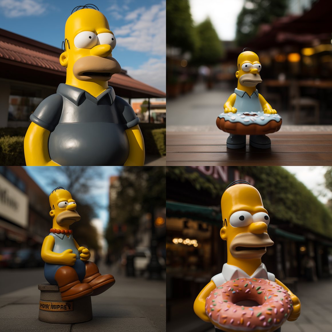 Homer Simpson Sony FE Camera Settings: Mid-Journey Snapshot