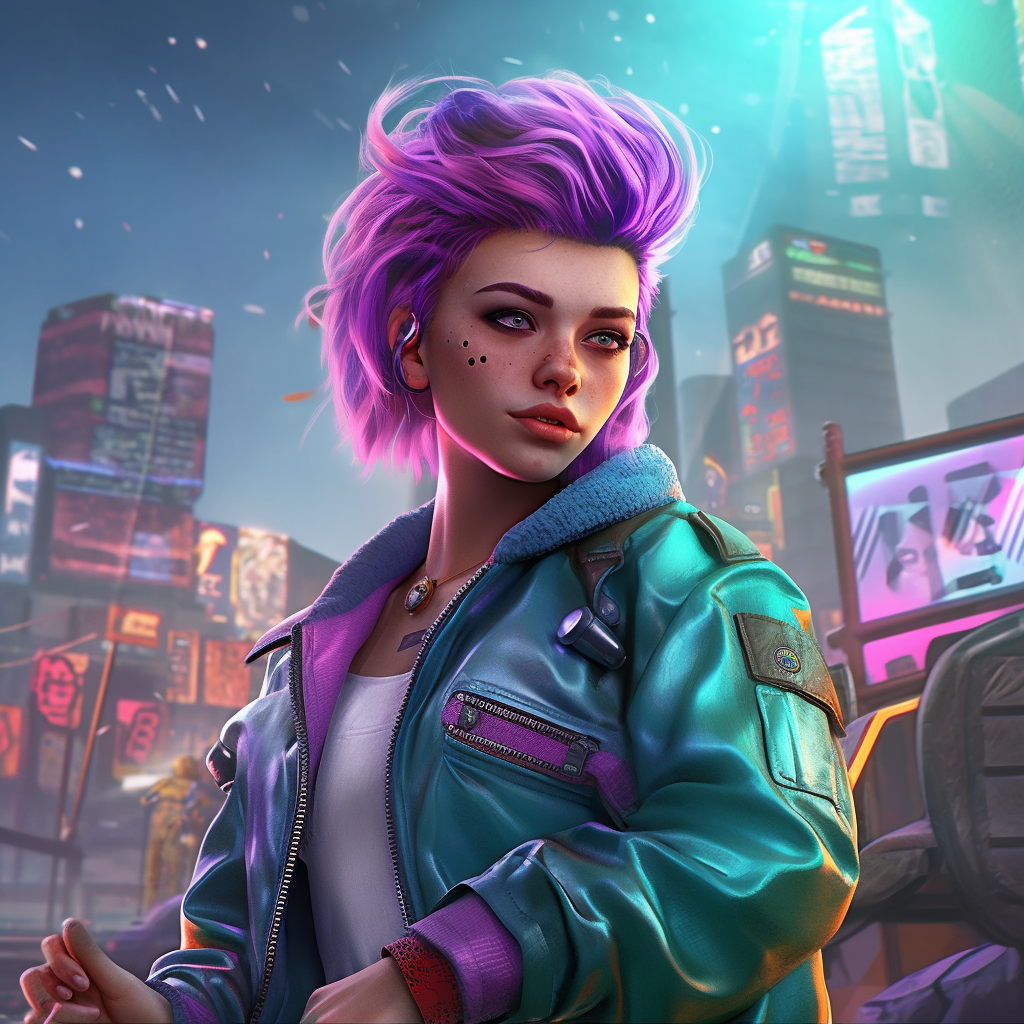 Chronicles of a Cyber Punk Non-Binary Hero