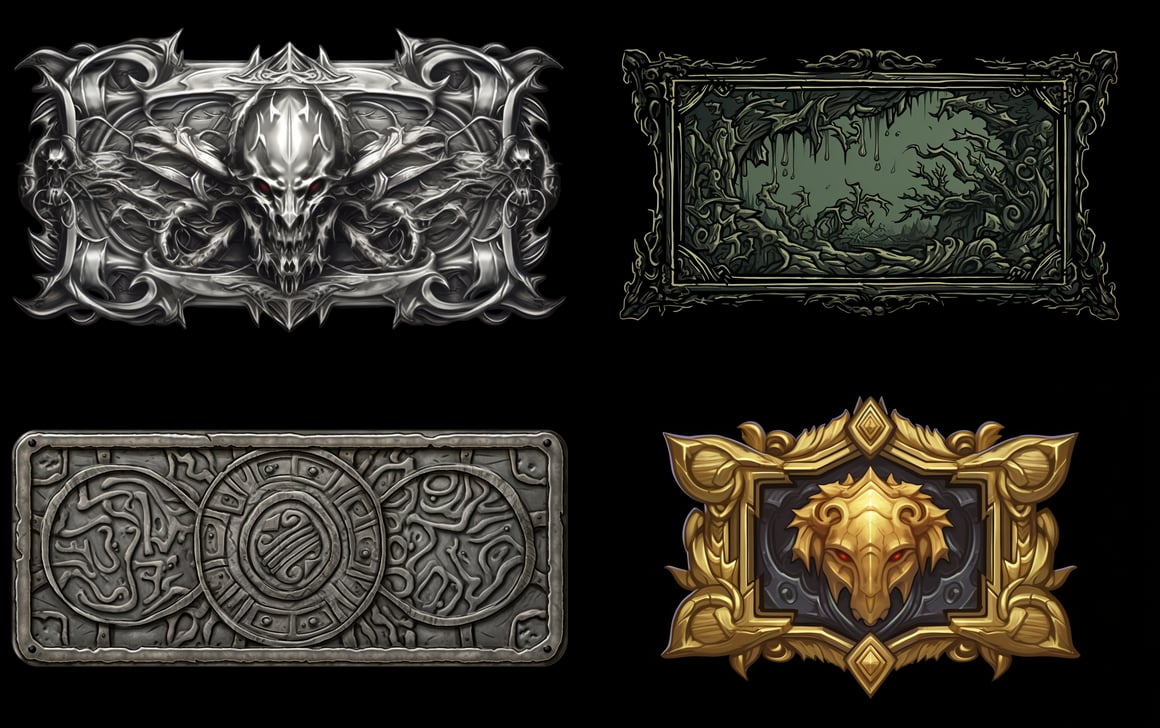 Medieval Combat UI: Changelingcore Journey in 2D Game Art