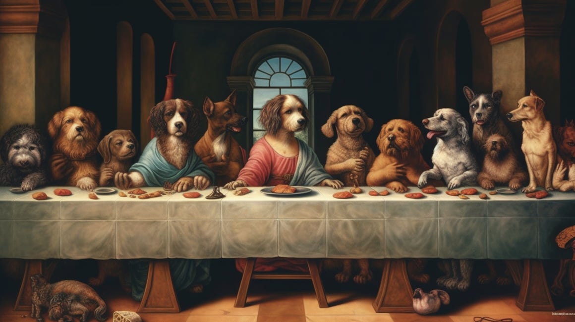 A Whimsical Interpretation of The Last Supper
