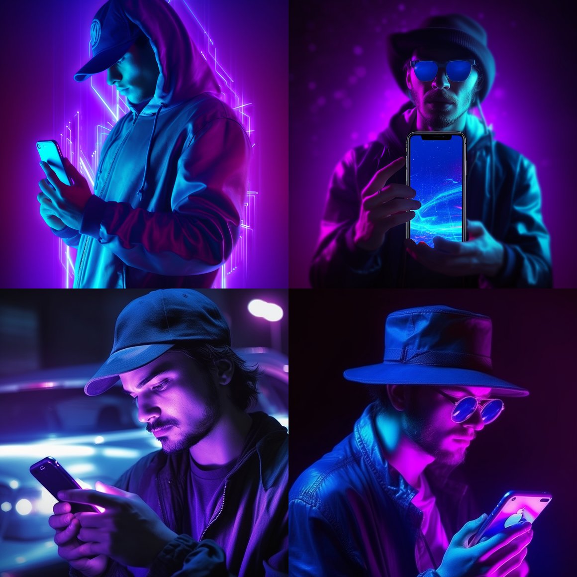 Neon Nights: Mid-Journey Chronicles