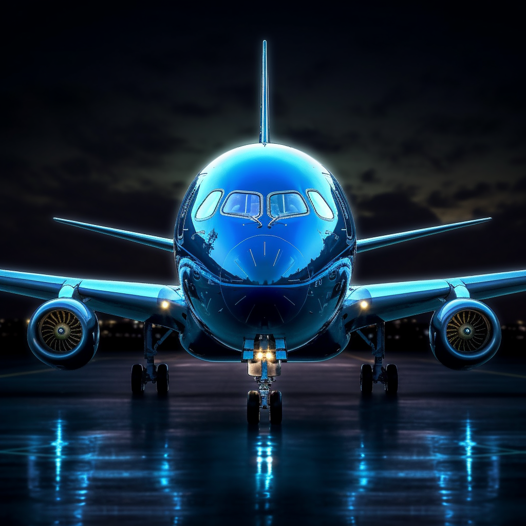 A Symmetrical Ultra HD Design of a Modern Passenger Jet