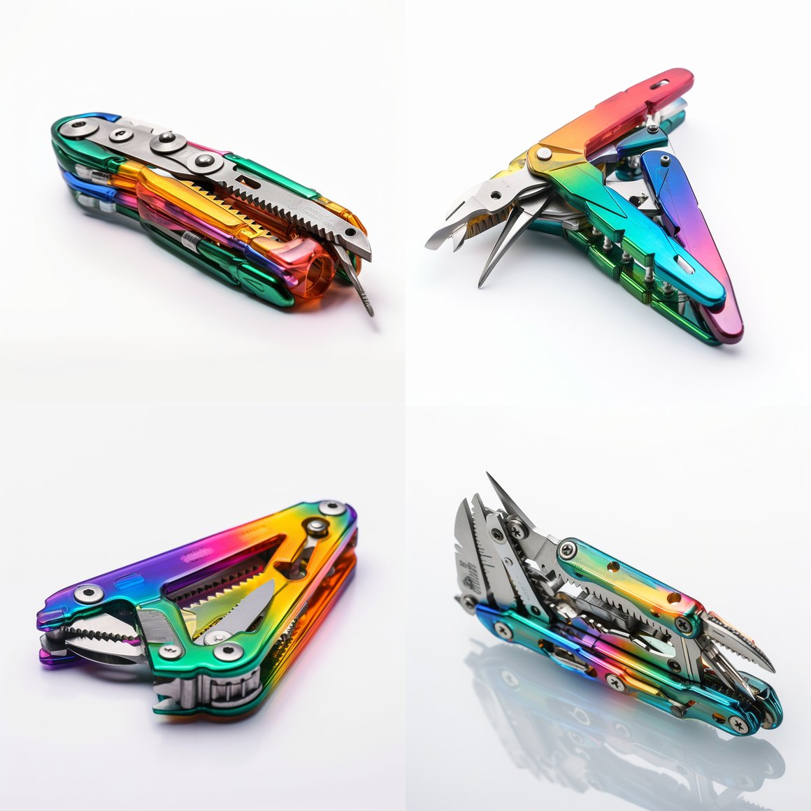Detailed Close-up on a Child-Safe Toy Multitool: Version 5