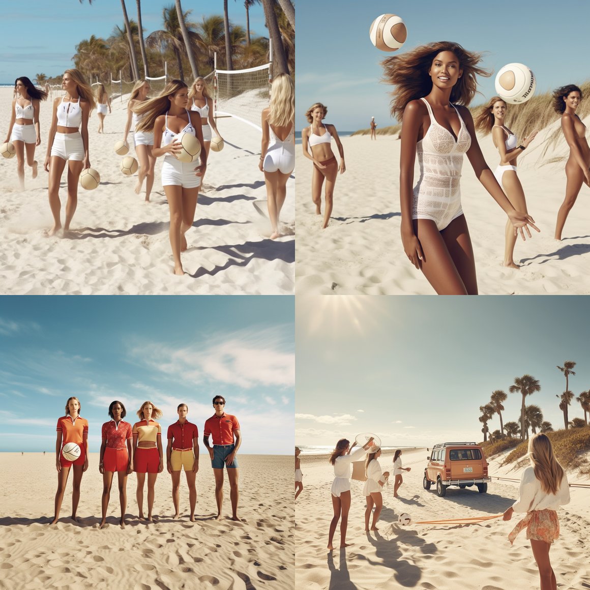 Sun-Kissed Volleyball Escapade on Little Gasparilla Island