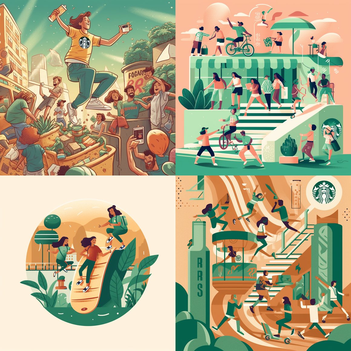 Summer Skates and Starbucks: Social Media Campaign
