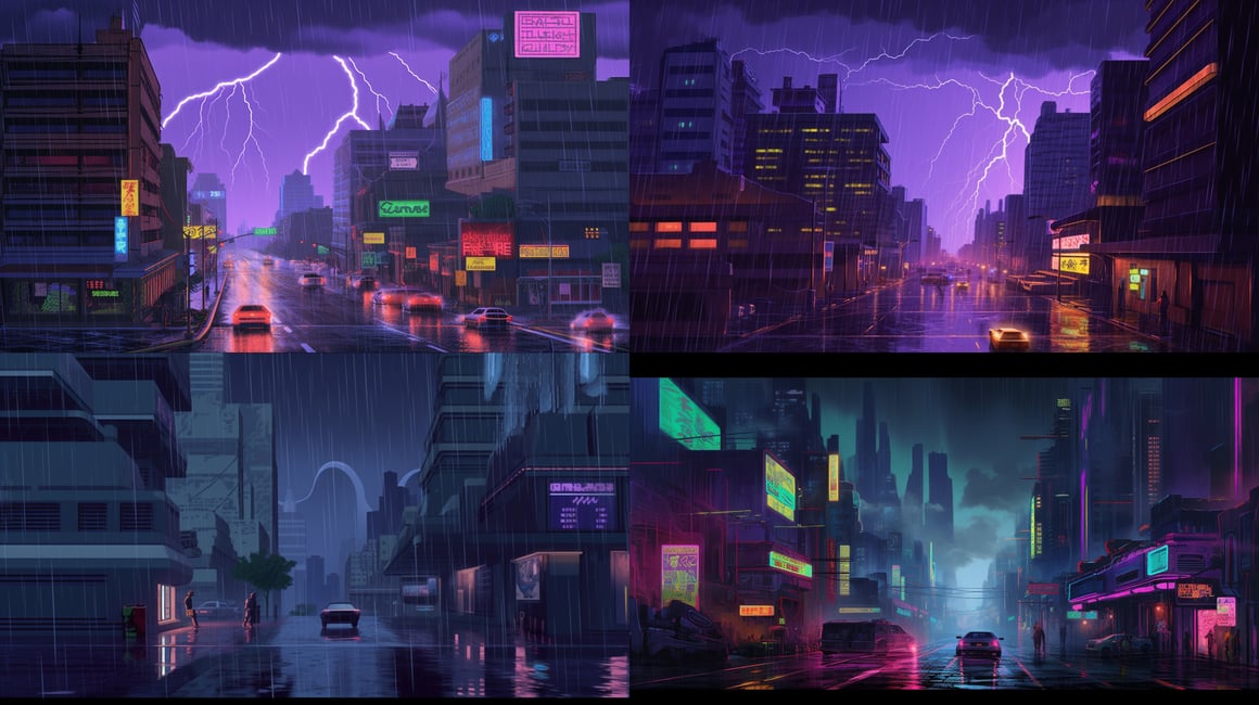 Retro Mega-Twister Conquest: Neon City Fury