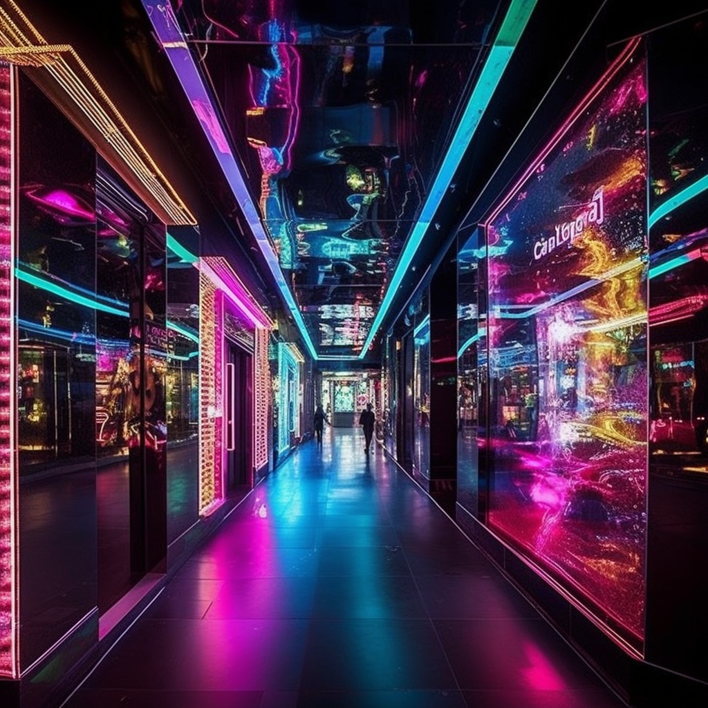 Neon Futura: An Electrifying Mid-Journey Experience