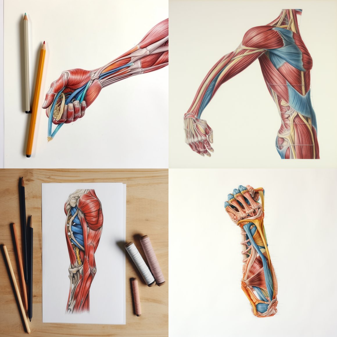 Arm Muscles & Bones in 8K