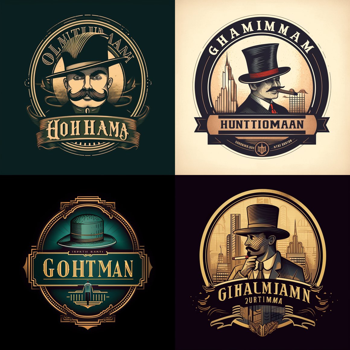 Art Deco Revival: Designing a Logo for Gotham Humidors