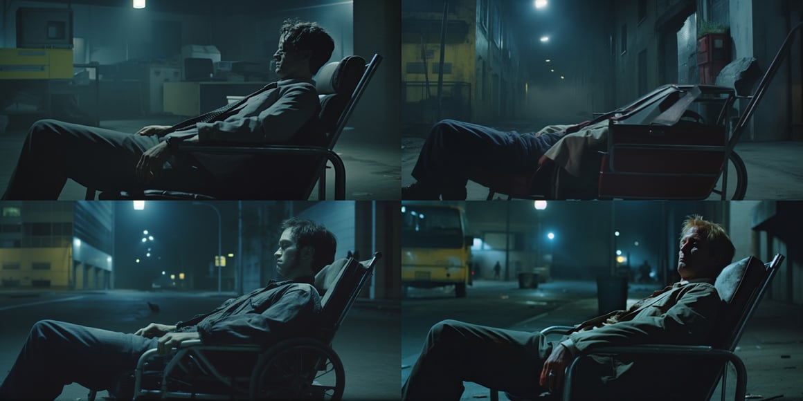 Desolation: A Solitary Figure in the Post-Apocalyptic City