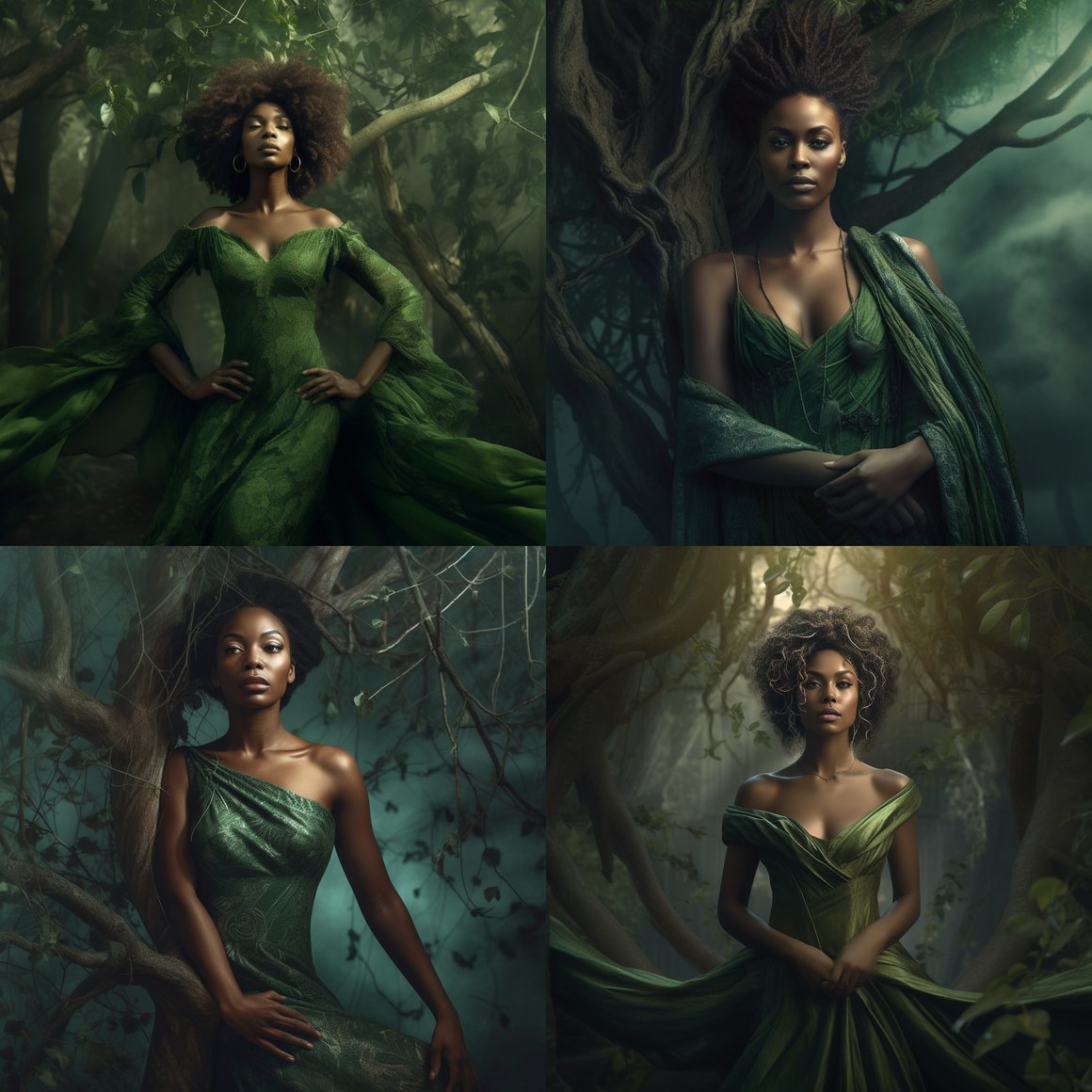 Nature's Embrace: A 4D Portrait Journey